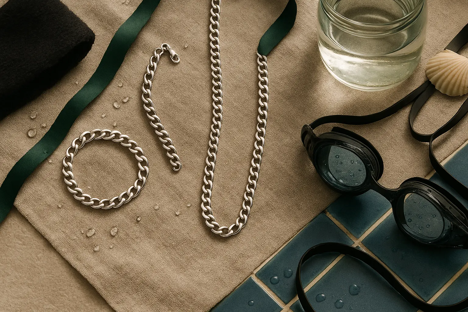 Por que a Prata 925 Escurece com Suor, Mar e Piscina? Descubra! 1 prata 925 escurece com suor, mar e piscina em teste editorial de 7 dias